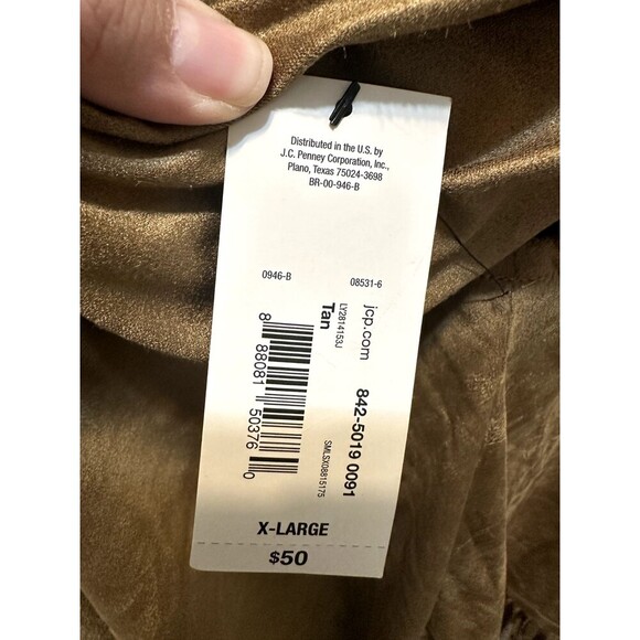 Ana Womans Fringe Vest Size XL Western Festival Beachy Boho Y2K Equestrian - Picture 4 of 12